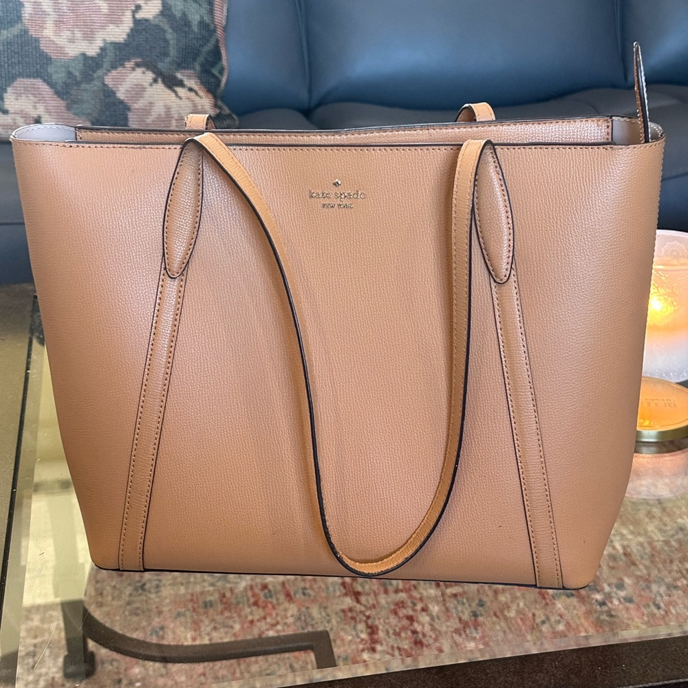Kate Spade Tote (only) Bag Phoebe Tan Tiramisu Mousse Color Large *see all pics.